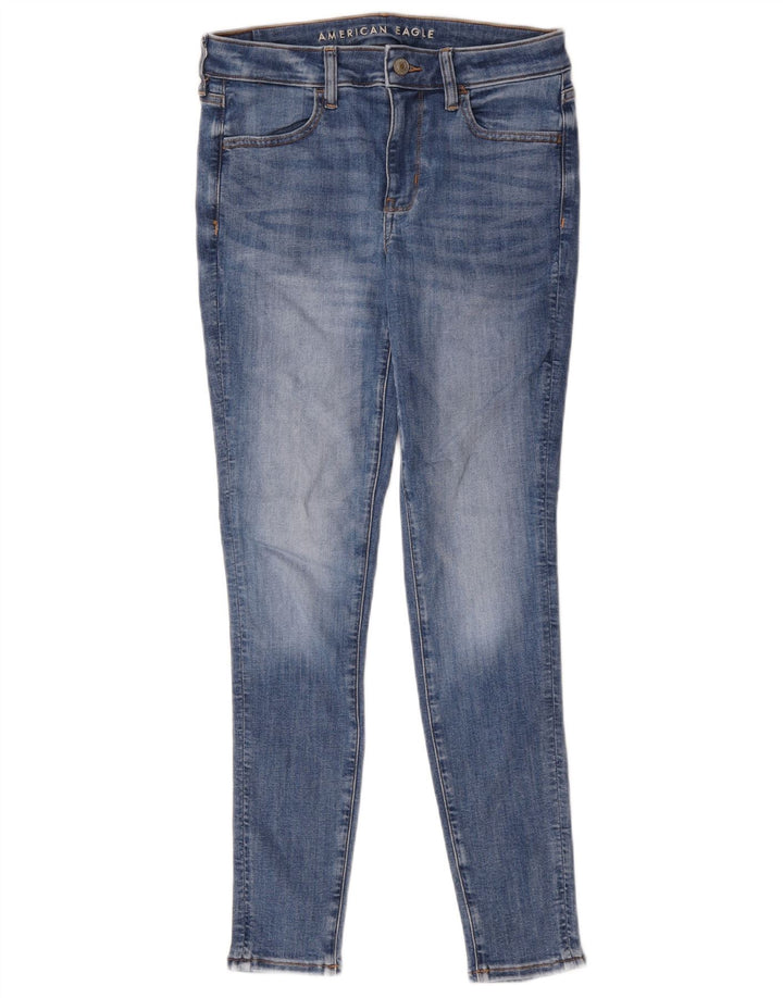 American Eagle Damen Skinny Jeans US 6 Medium W30 L28 Blaue Baumwolle