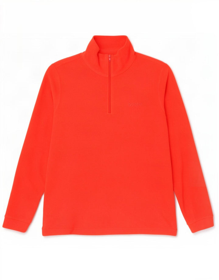 Lotto Herren-Fleecepullover mit Reißverschluss, XL, Rot
