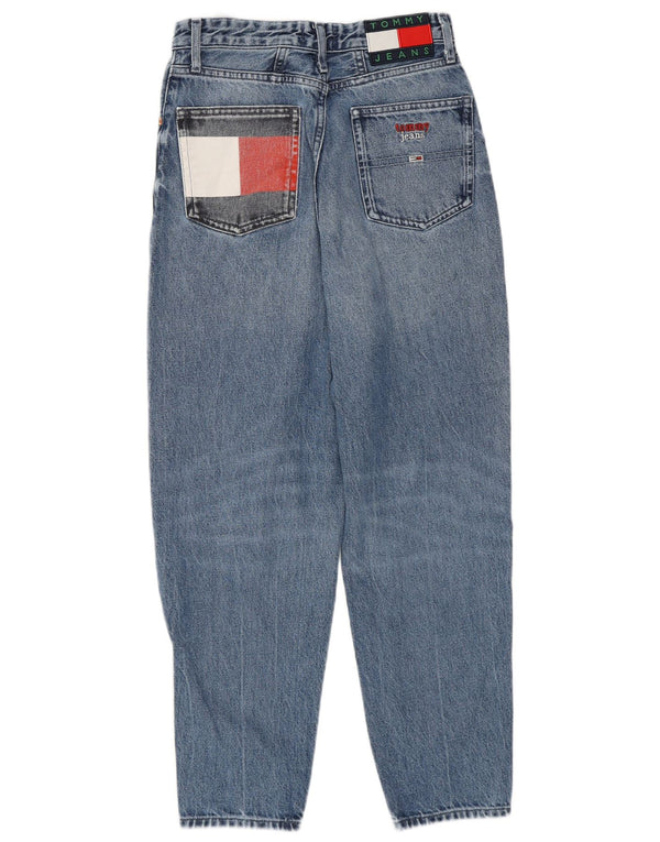 Tommy Hilfiger Damen Tapered Jeans W25 L25 Blaue Baumwolle