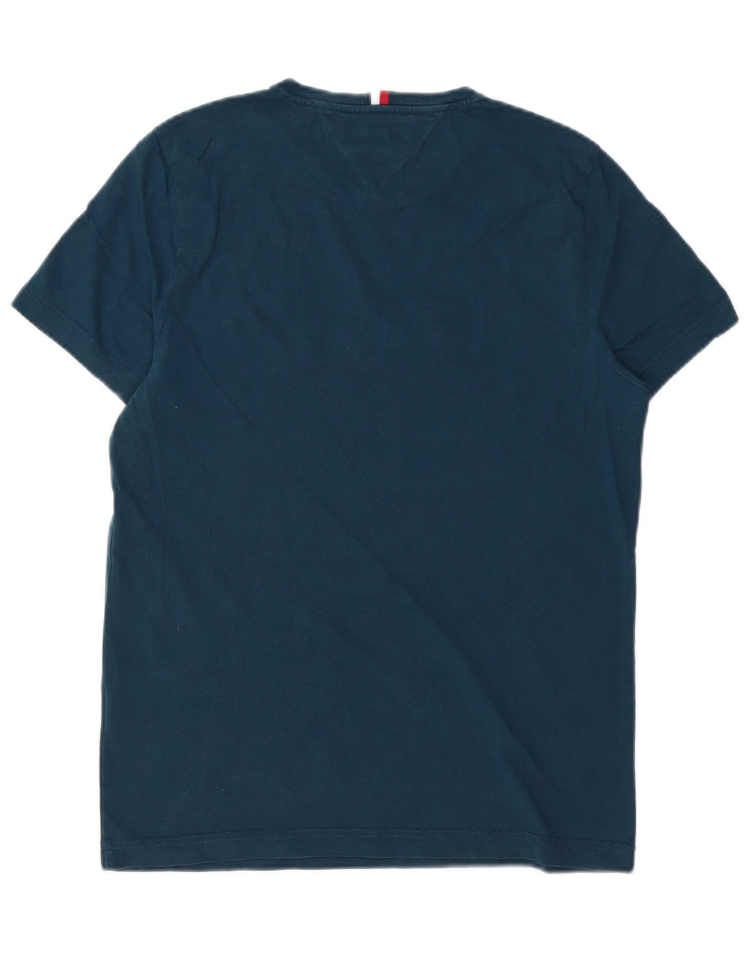 TOMMY HILFIGER Herren Grafik T-Shirt Top Medium Marineblau Baumwolle