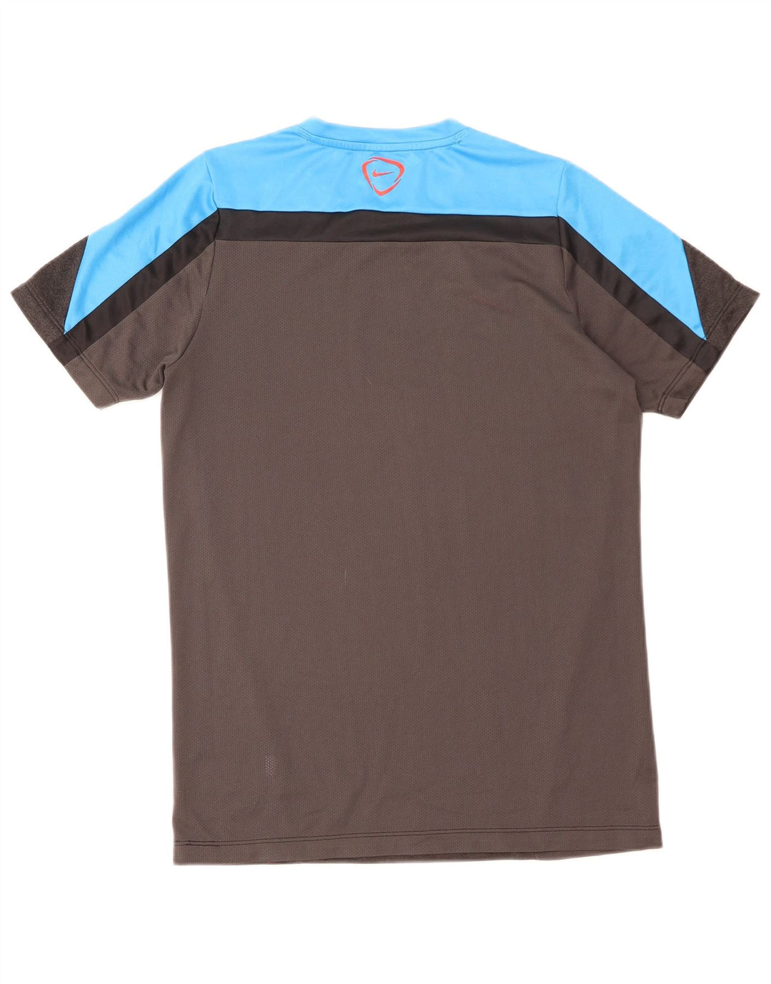 Nike Dri Fit T-Shirt-Oberteil für Herren, mittelgrau, Farbblock