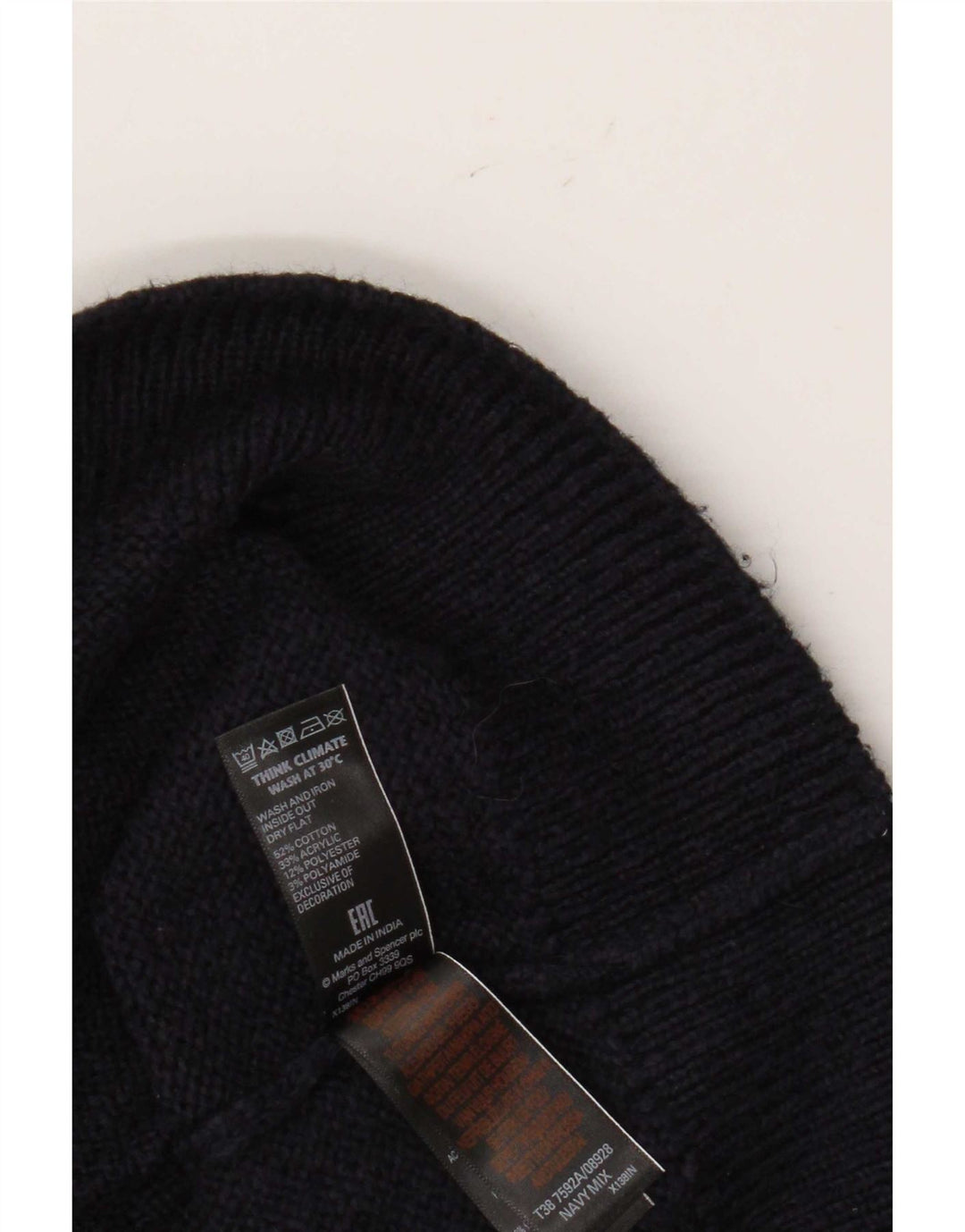 Marks & Spencer Rollkragenpullover für Damen, Gr. 12, mittelgroß, Marineblau