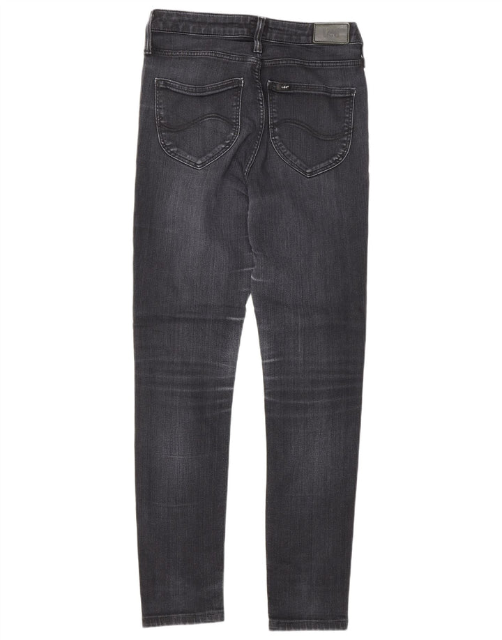 LEE Herren Scarlett High Skinny Jeans W29 L28 Schwarze Baumwolle