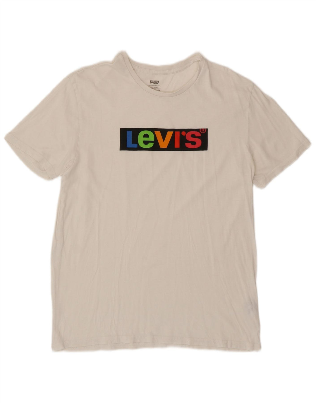 LEVI'S Herren-T-Shirt mit Grafik, mittelweiße Baumwolle