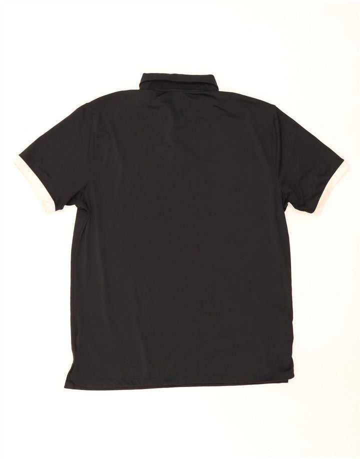 Nike Herren Dri Fit Poloshirt Medium Schwarz Polyester