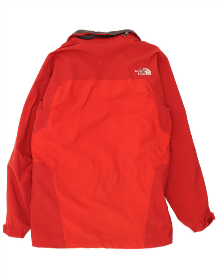 The North Face Herren Regenjacke UK 38 Mittelrotes Nylon