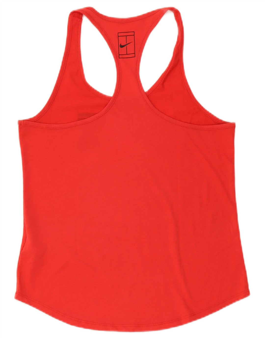 Nike Damen Dri Fit Weste Top UK 12 Mittelrotes Polyester