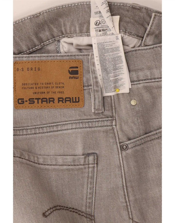 G-Star Damen Jeansshorts W28 mittelgraue Baumwolle