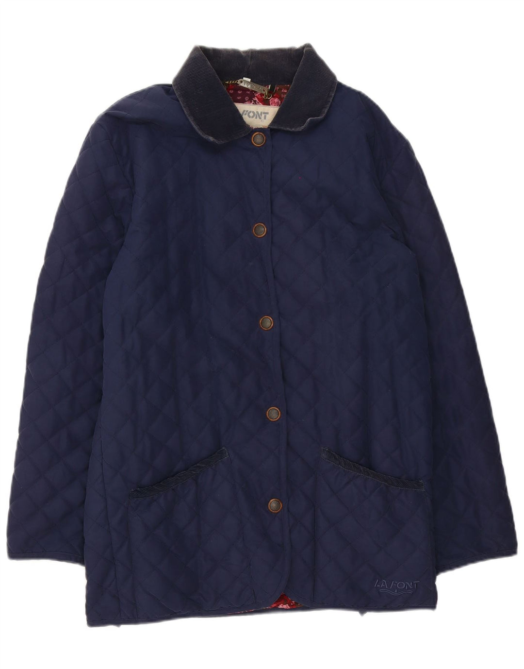 Lafont Damen-Steppjacke mit lockerer Passform, UK 10, Größe S, Marineblau, Polyester