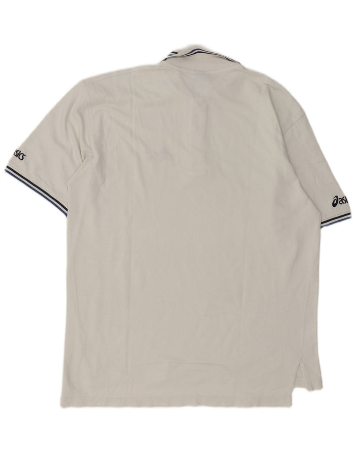 Asics Herren Poloshirt XL Weiß