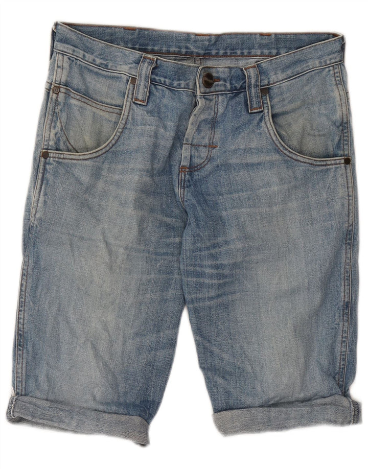 Wrangler Herren Floyd Denim Shorts W29 Mittelblaue Baumwolle