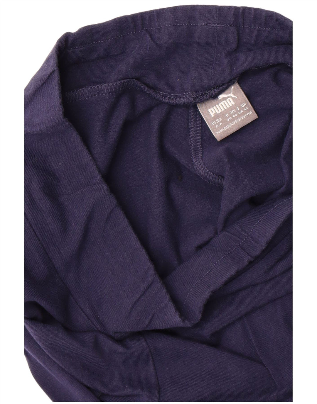 PUMA Womens Graphic Leggings UK 10 Small Navy Blue