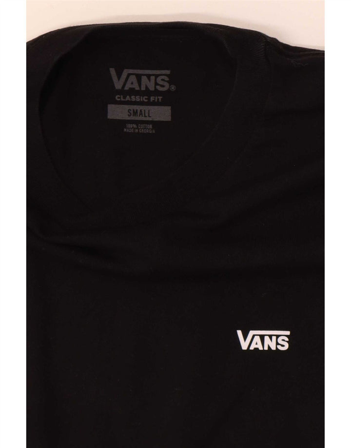 Vans Herren-T-Shirt mit klassischer Passform, Größe S, Schwarz, Baumwolle