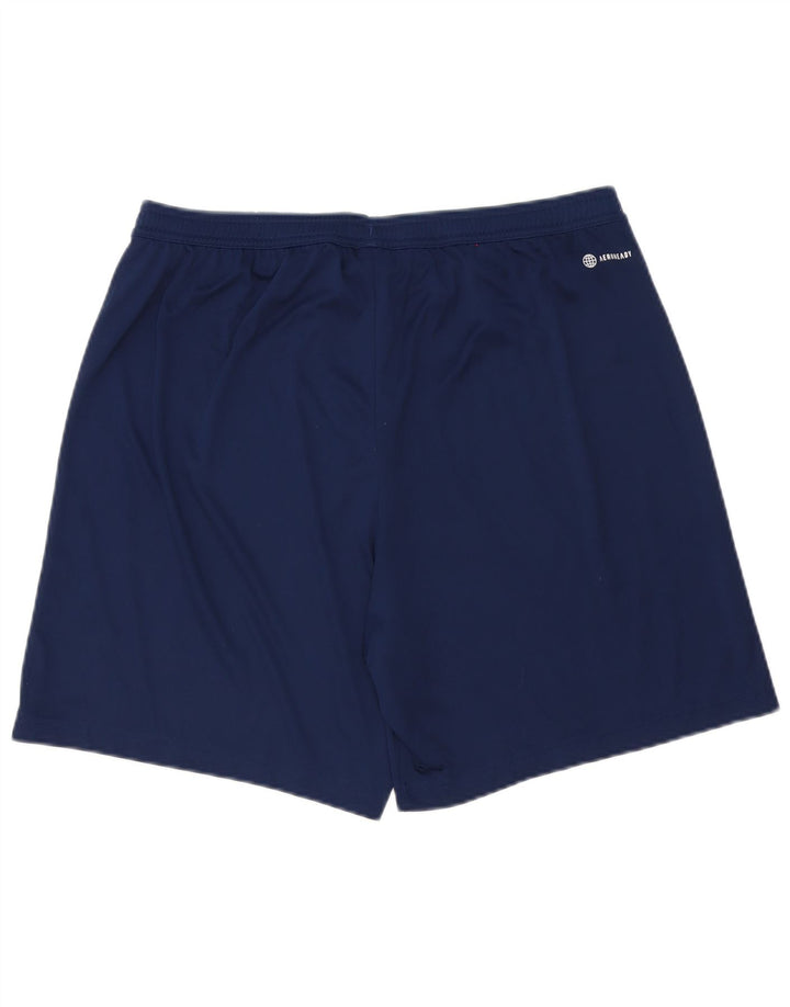 Adidas Herren Sport Shorts XL Marineblau Polyester