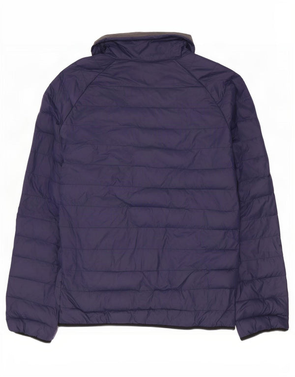 Kappa Herren Wattierte Jacke UK 40 Large Marineblau Polyamid