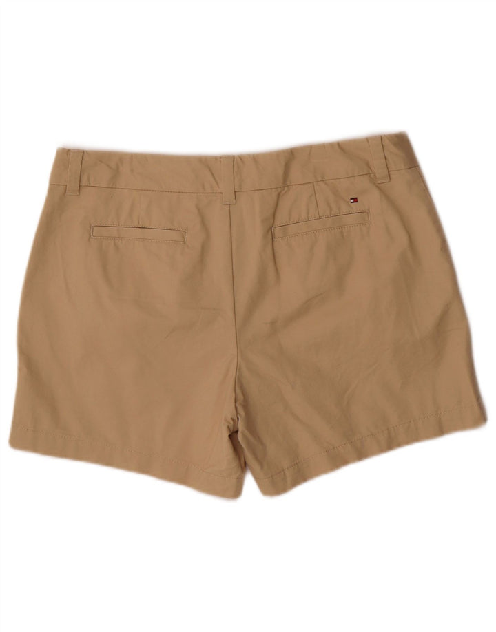 TOMMY HILFIGER Damen Chino-Shorts US 10 Large W34 Beige Baumwolle