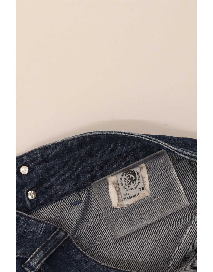 Diesel Damen Bootcut Jeans W28 L34 Blaue Baumwolle
