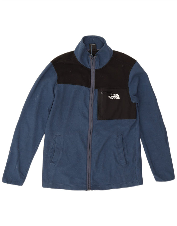The North Face Herren-Fleecejacke UK 36 Small Blue Colourblock Polyester