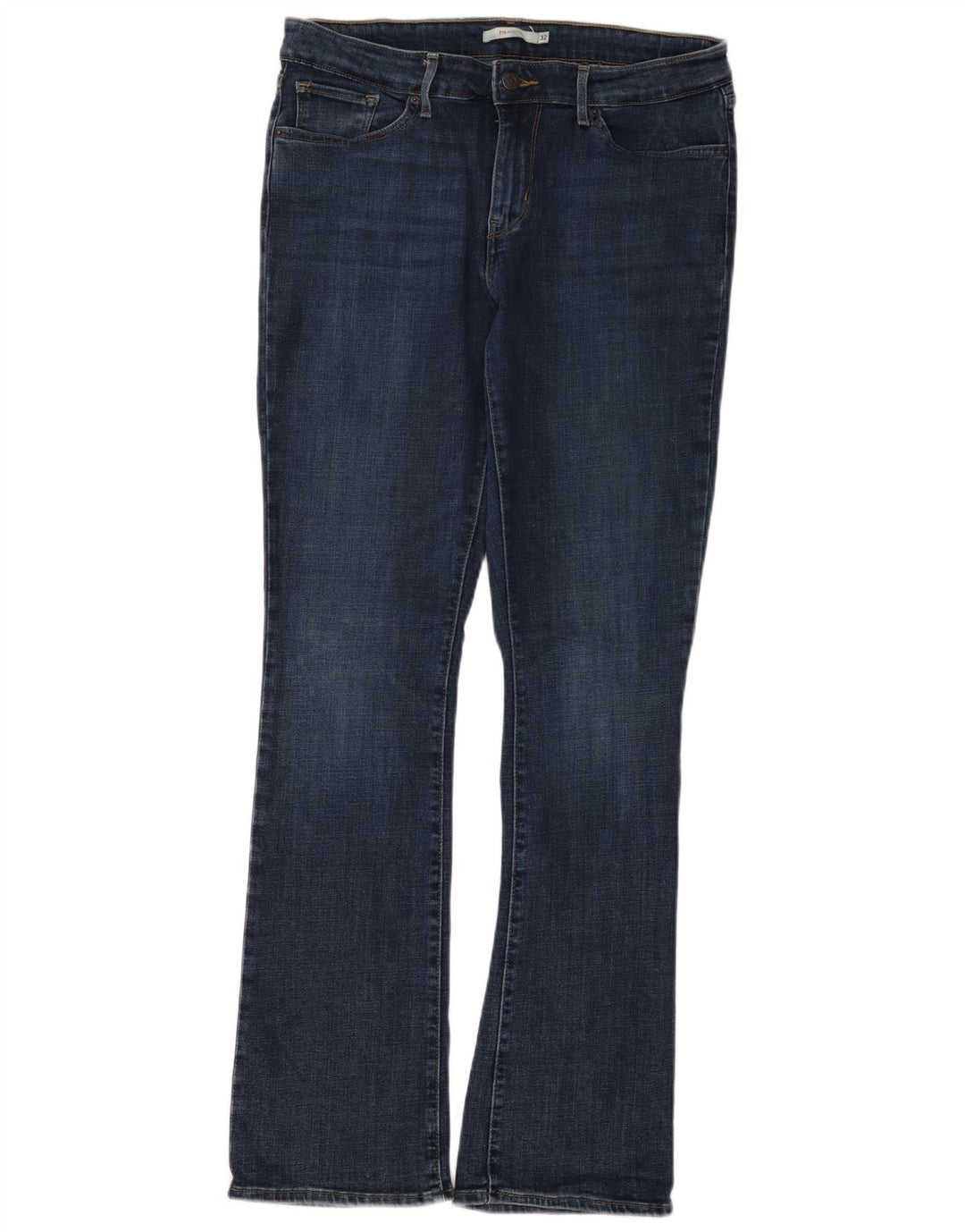 Levi's Damen 715 Bootcut Jeans W32 L32 Marineblau Baumwolle