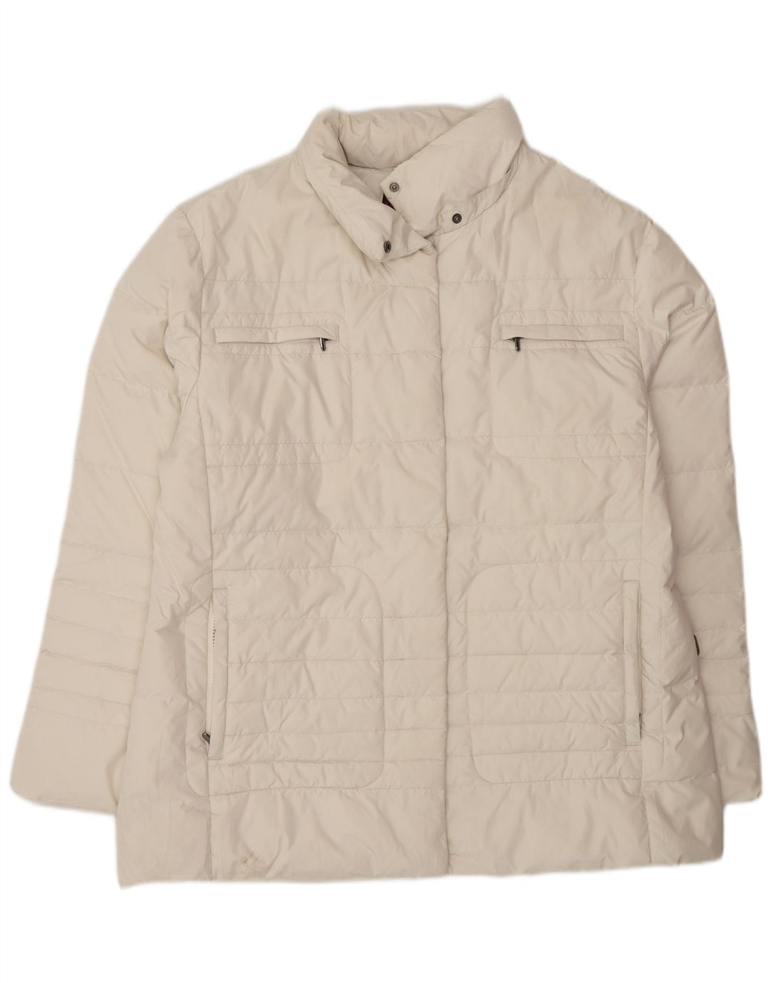 Invicta Damen Wattierte Jacke UK 18 XL Off White Polyester