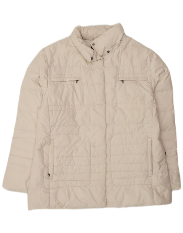 Invicta Damen Wattierte Jacke UK 18 XL Off White Polyester