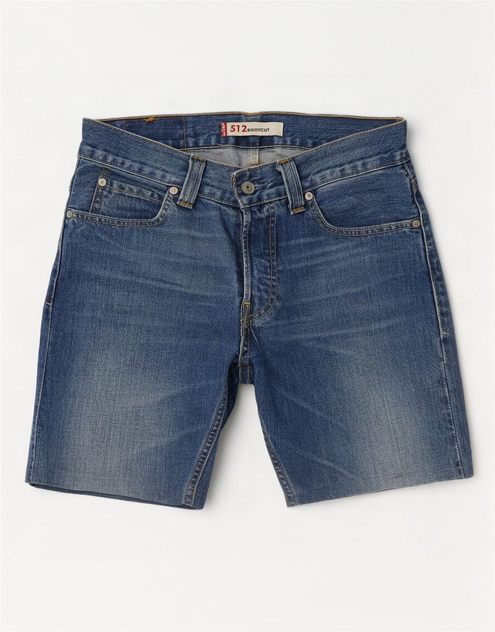 Levi's Herren 512 Denim Shorts W31 Mittelblau