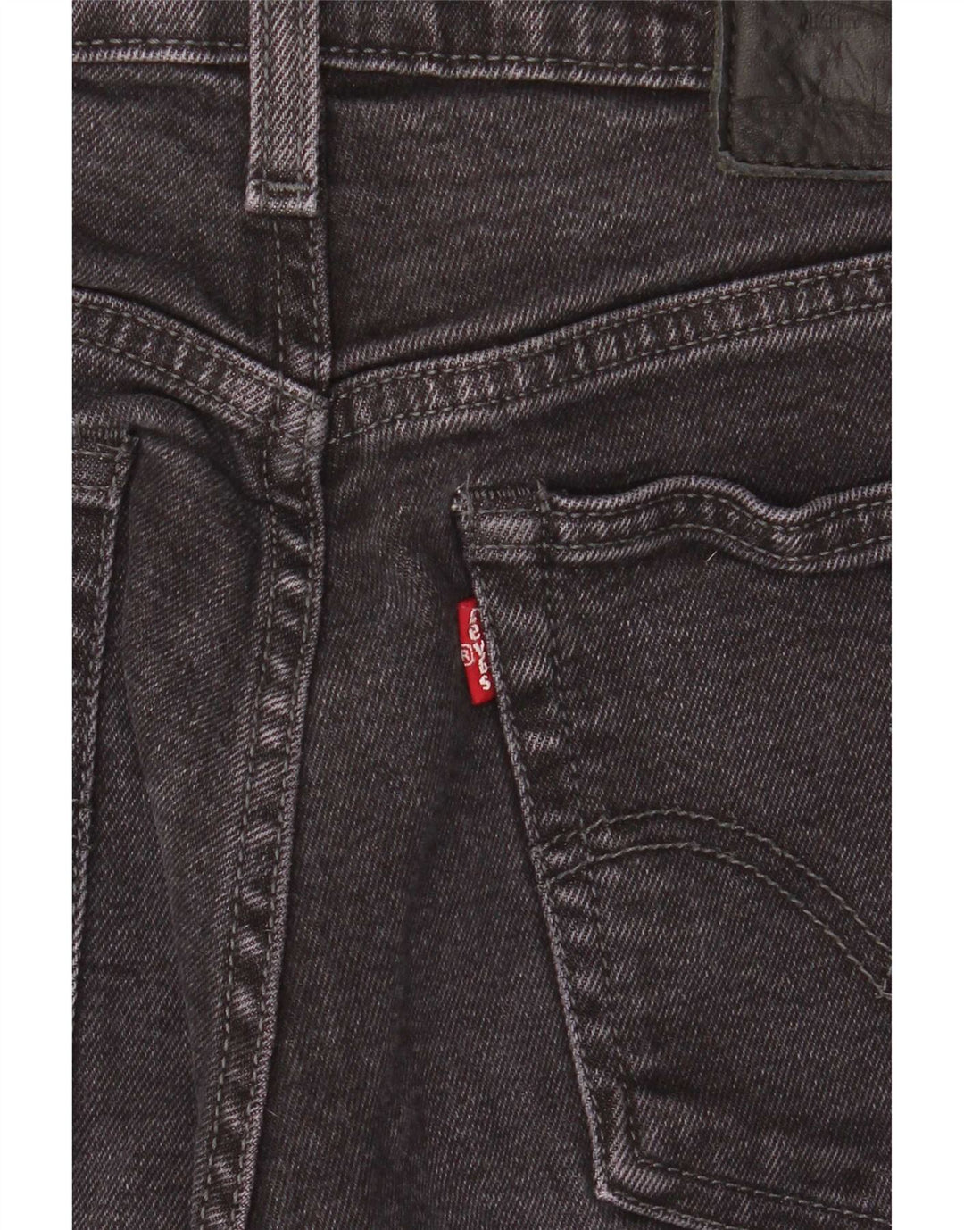 Levi's Damen Slim Jeans W24 L28 Graue Baumwolle