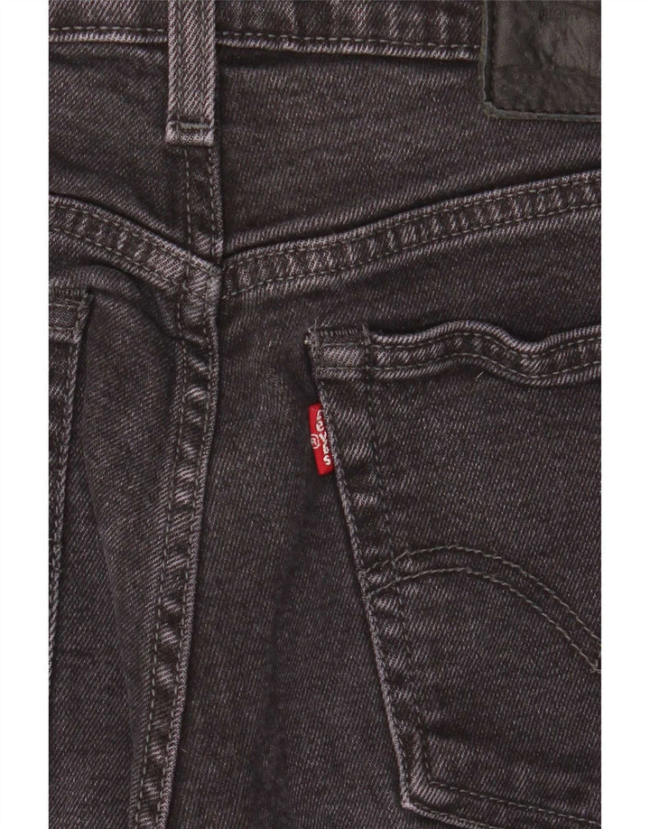 Levi's Damen Slim Jeans W24 L28 Graue Baumwolle