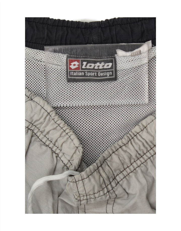 LOTTO Herren-Sportshorts, groß, Grau, Farbblock