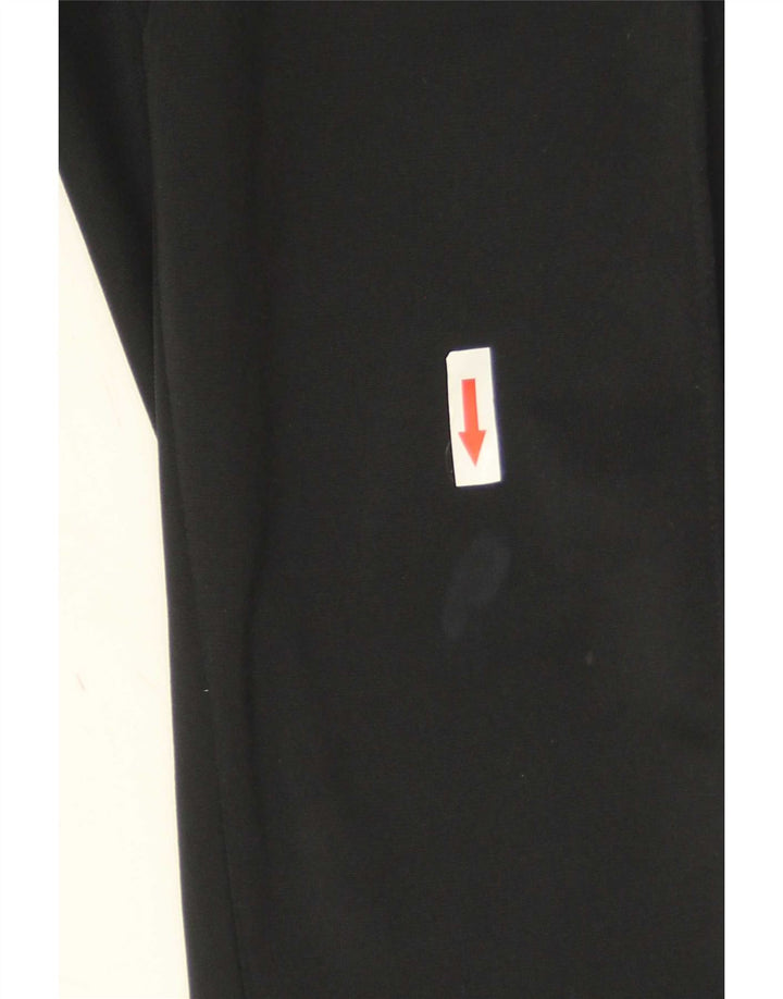 Adidas Damen Trainingshose UK 10 Small Schwarz Polyester