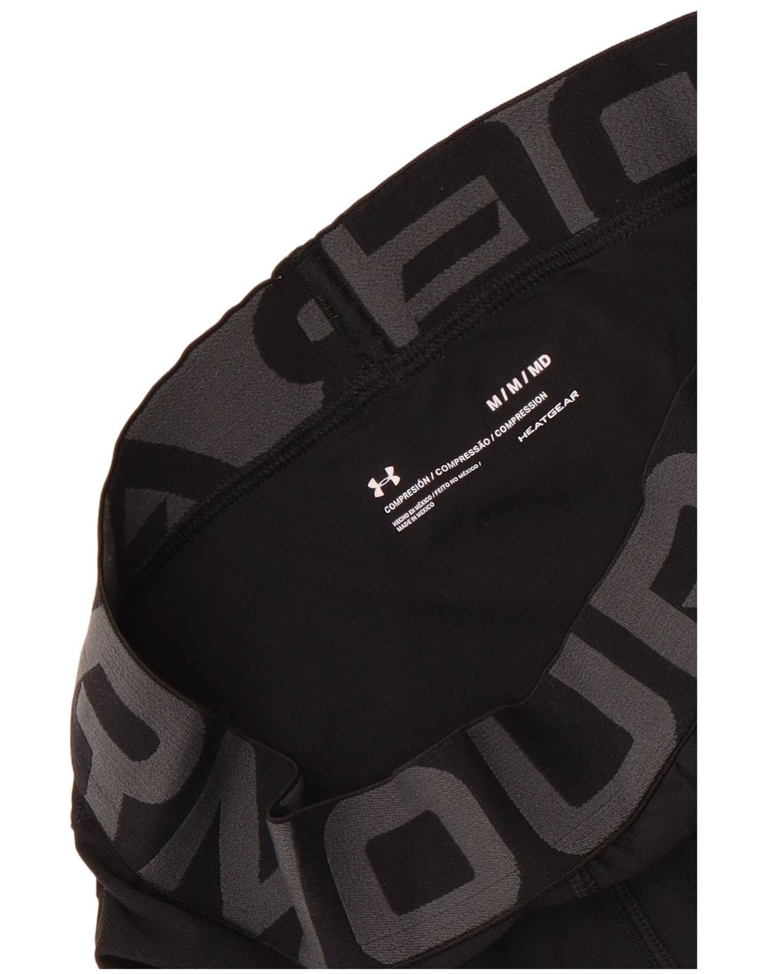 Under Armour Herren Heat Gear Graphic Capri-Leggings Medium Schwarz