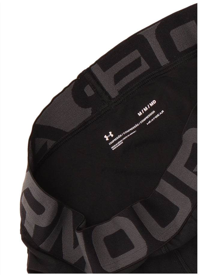 Under Armour Herren Heat Gear Graphic Capri-Leggings Medium Schwarz
