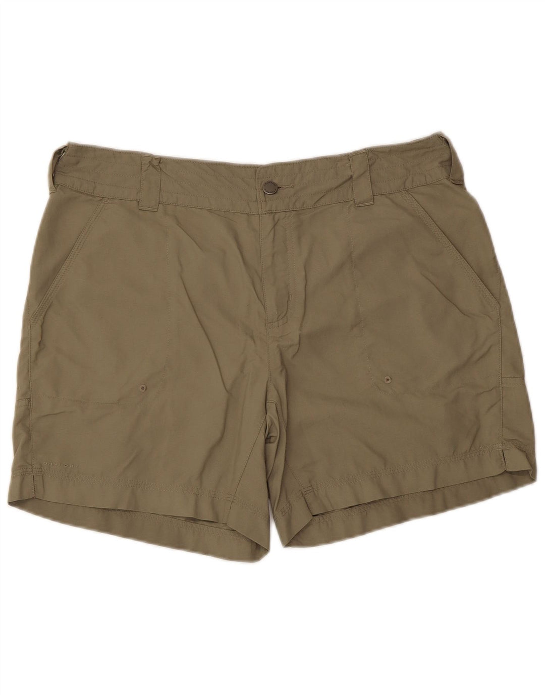 COLUMBIA Damen Titanium Chino Shorts US 12 Large W36 Khaki Nylon