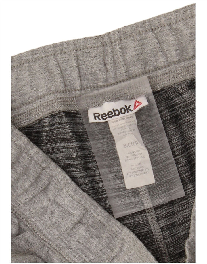 REEBOK Womens Tracksuit Trousers Joggers UK 10 Small  Grey Rayon