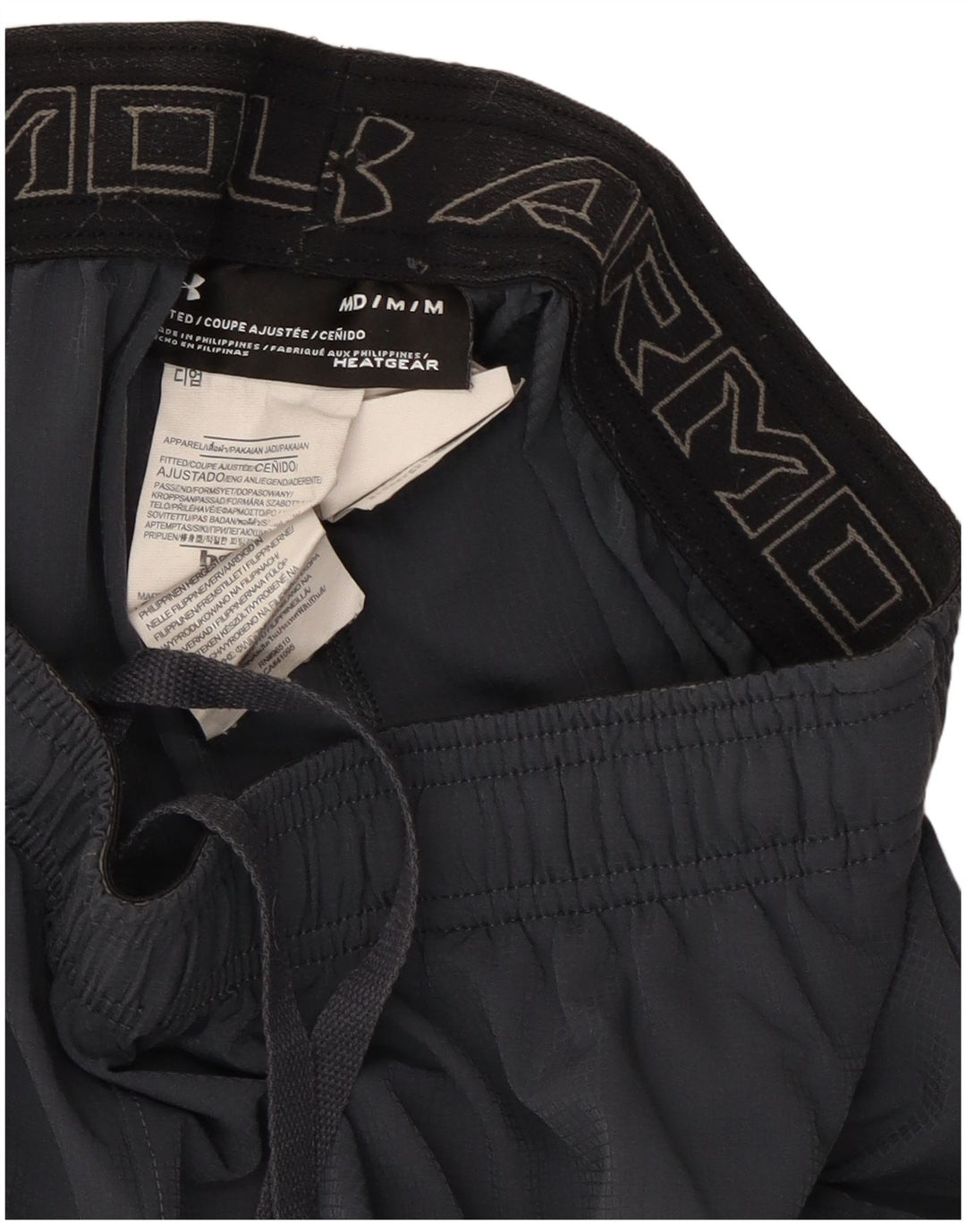 Under Armour Herren Heat Gear Sportshorts mittelgraues Polyester