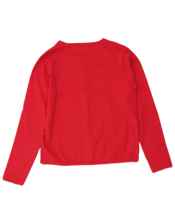 Zara Mädchen-Cardigan-Pullover 13-14 Jahre Rot