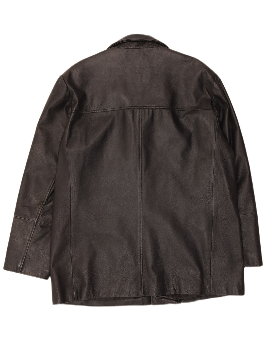 Vintage Herren Lederjacke UK 40 Großes schwarzes Leder