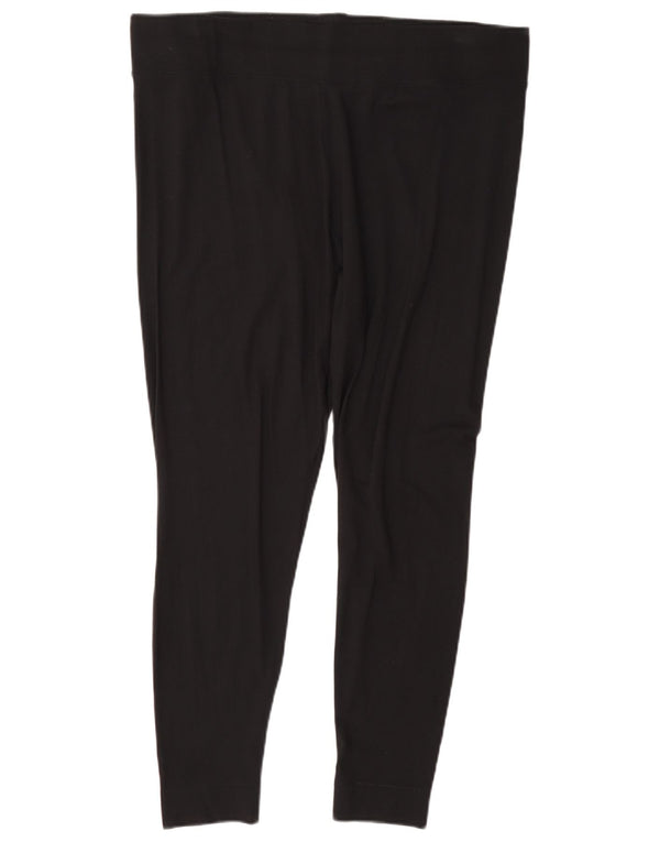 Marks & Spencer Damen Leggings UK 18 XL Schwarze Viskose