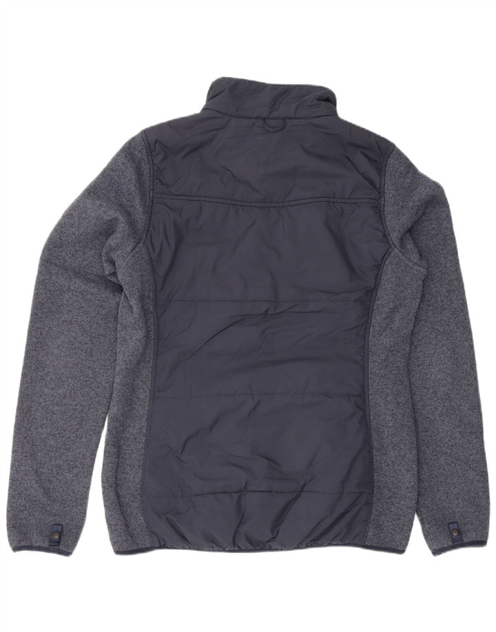 The North Face Damen-Windbreaker-Jacke UK 14 Mittelmarineblaues Polyester
