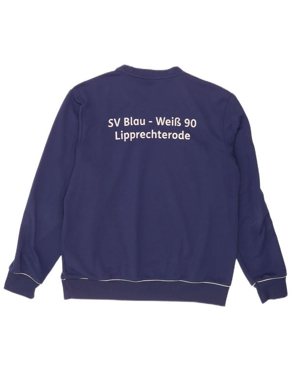 Adidas Herren SV Blau Weib 90 Lipprechterode Sweatshirt Pullover UK 44/46 Large