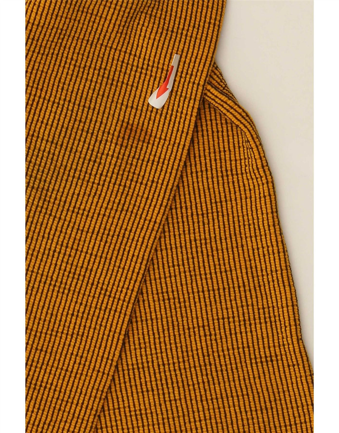 Zara Damen Top Langarm UK 12 Mittelorange gestreift