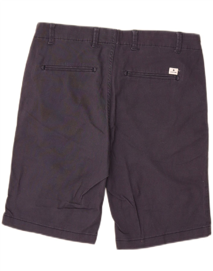 JACK & JONES Herren-Chinoshorts mit normaler Passform, W30, mittelmarineblaue Baumwolle