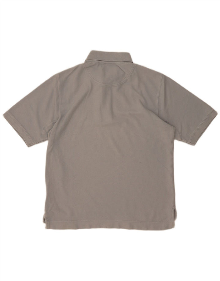 Timberland Herren-Poloshirt aus mittelgrauer Baumwolle