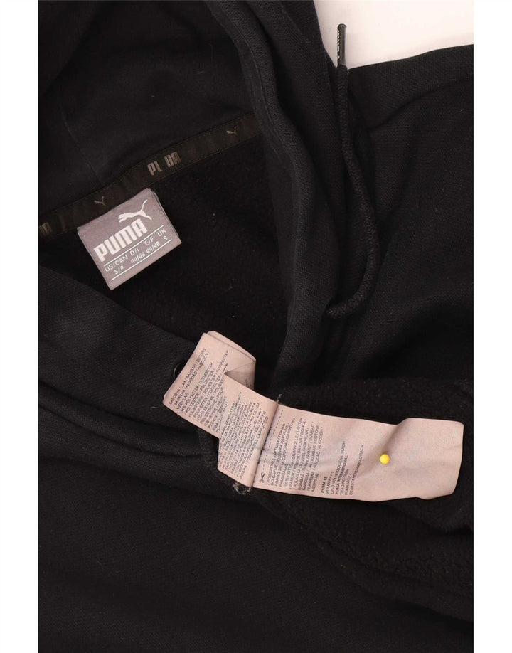Puma Herren Kapuzenpullover Small Schwarz Baumwolle