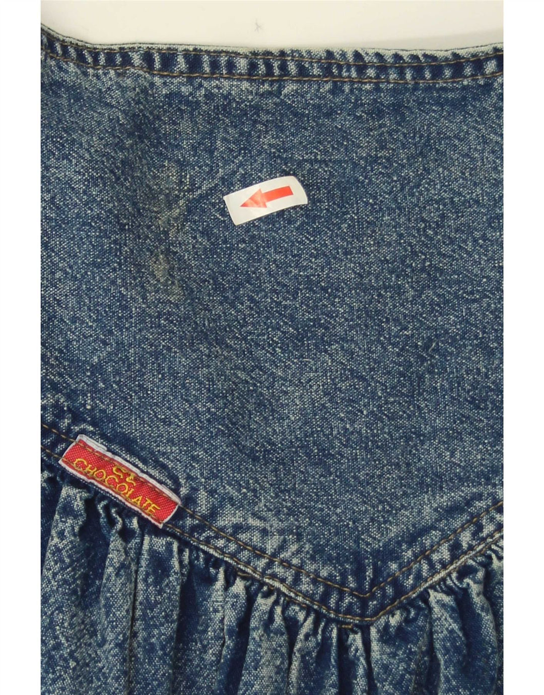Vintage Damen Jeansrock W28 L30 Blaue Baumwolle