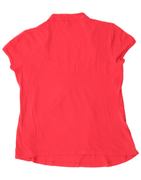 Armani Jeans Damen T-Shirt Top UK 22 3XL Rote Baumwolle
