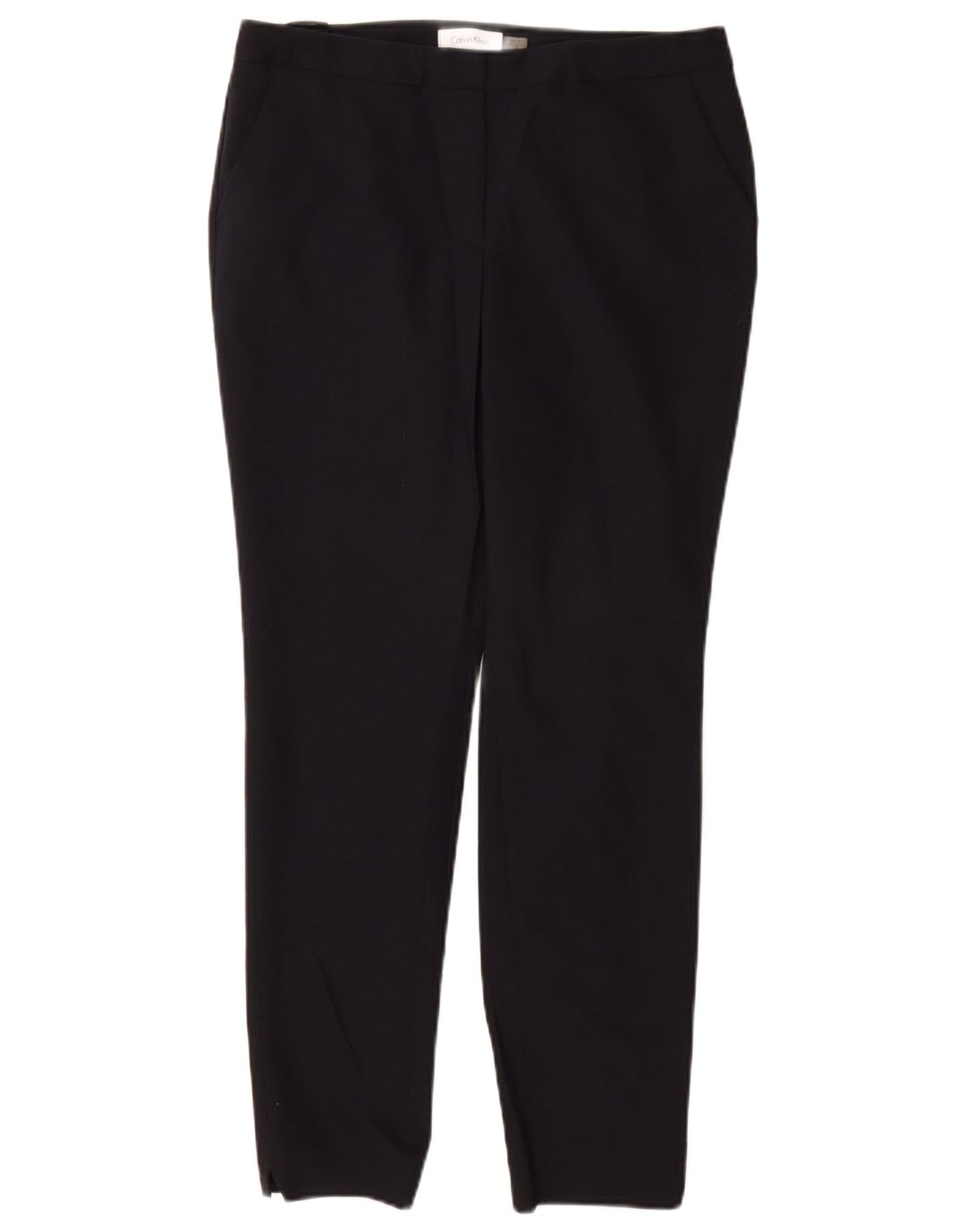 CALVIN KLEIN Damen Slim Chino-Hose US 6 Medium W28 L28 Marineblau