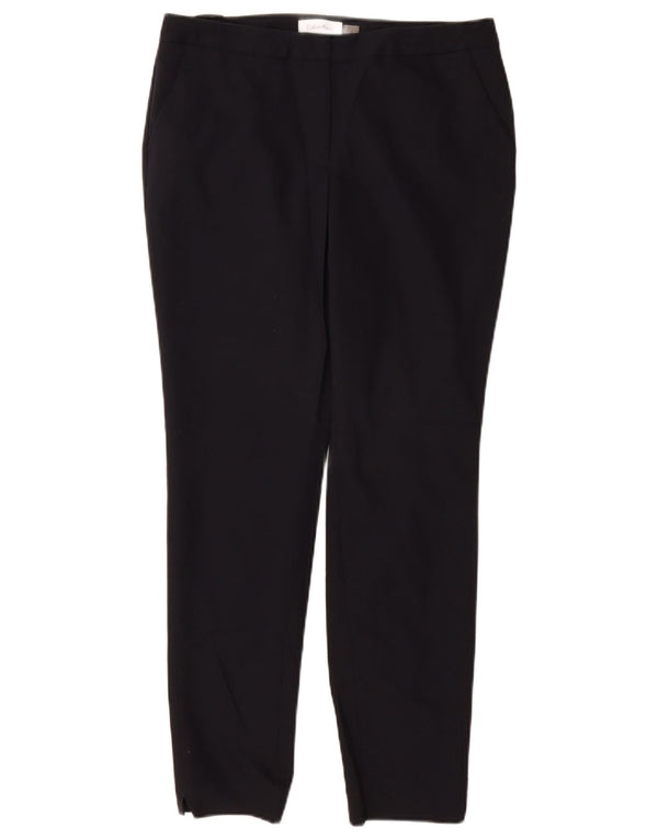 CALVIN KLEIN Damen Slim Chino-Hose US 6 Medium W28 L28 Marineblau