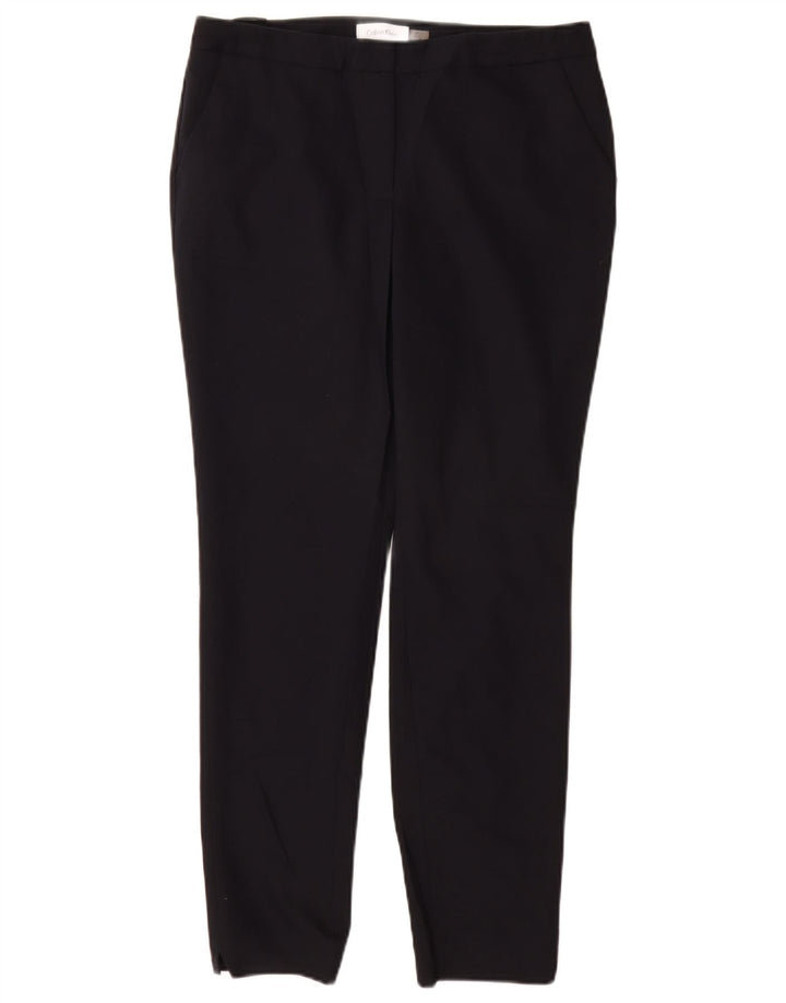 CALVIN KLEIN Damen Slim Chino-Hose US 6 Medium W28 L28 Marineblau