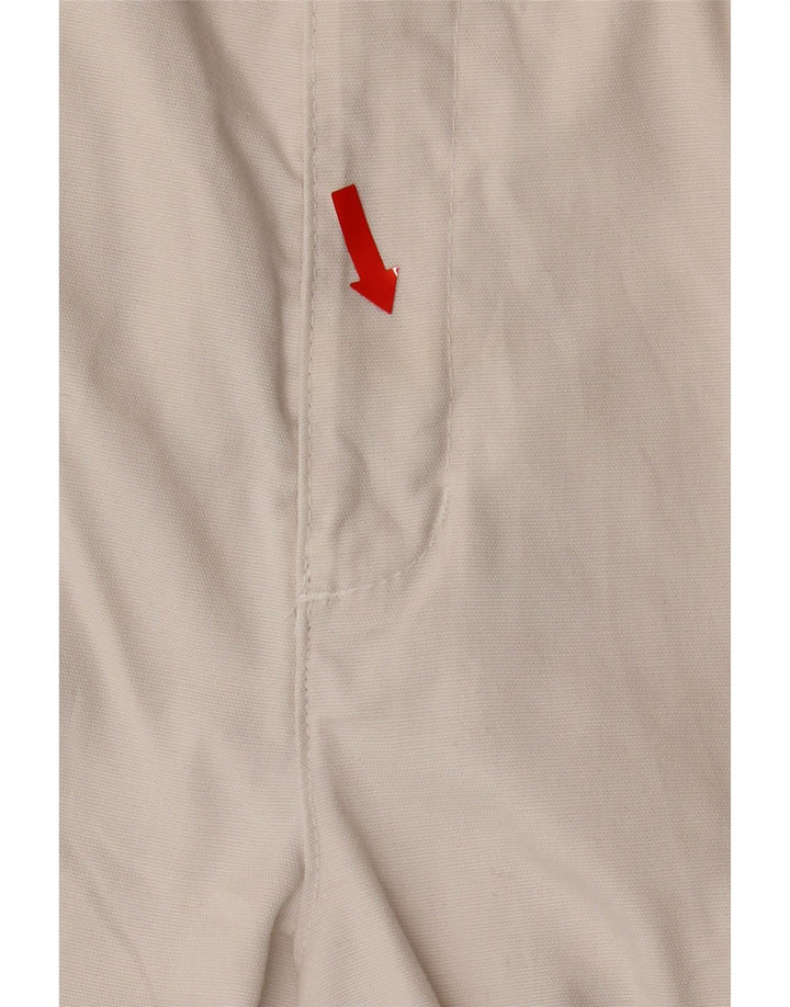 DOCKERS Mens Khakis Pegged Chino Shorts W38 XL White Cotton Vintage Dockers and Second-Hand Dockers from Messina Hembry 